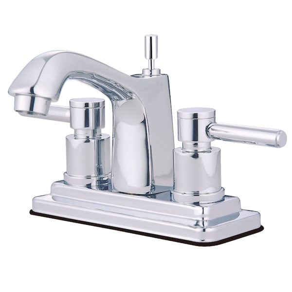 KS8641DL 4" Centerset Bathroom Faucet, Polished Chrome